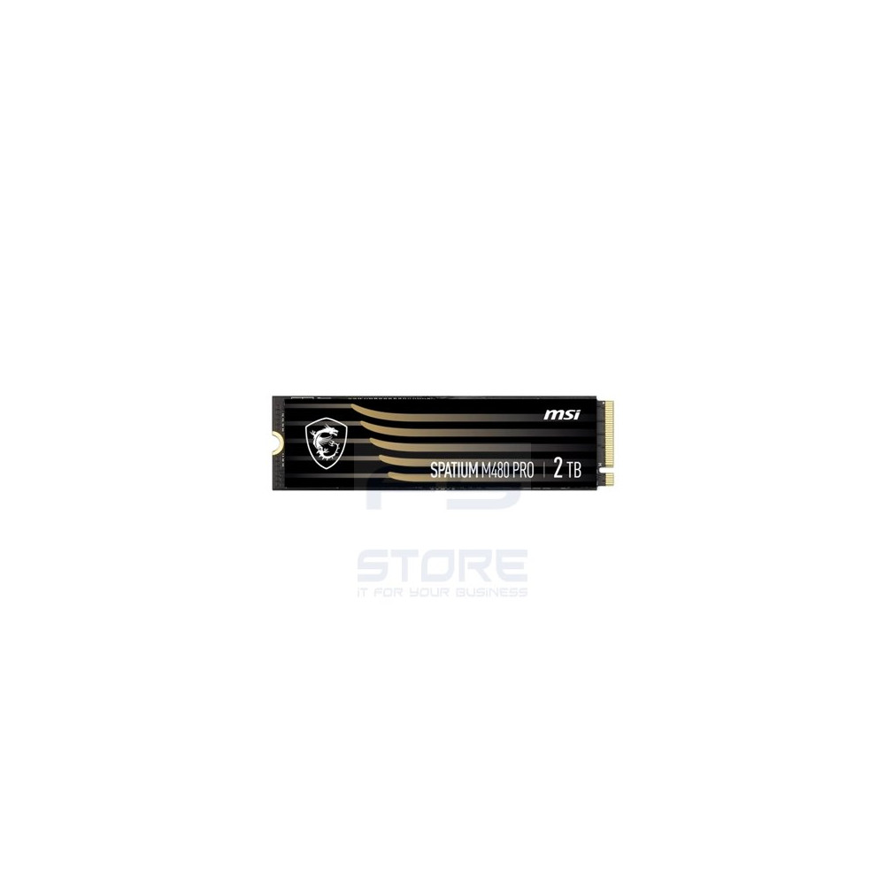 MSI Spatium M480 PRO PCIE 4.0 NVME M.2 2TB drives allo stato solido PCI Express 4.0 3D NAND