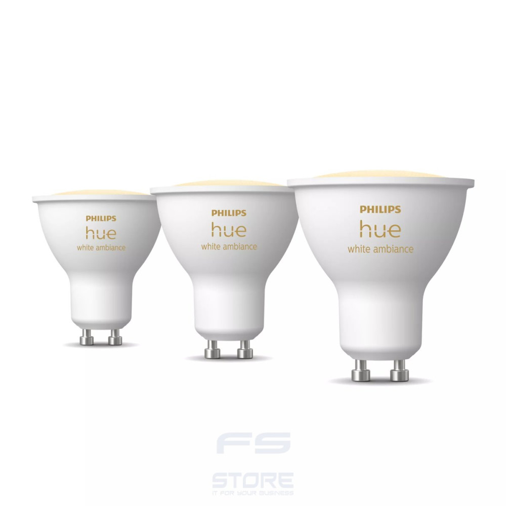 Philips Hue White ambiance GU10 - faretto connesso - (confezione da 3)