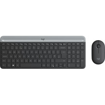 Logitech MK470 Kit Mouse e Tastiera Wireless per Windows, Ricevitor... Kit Tastiere Mouse