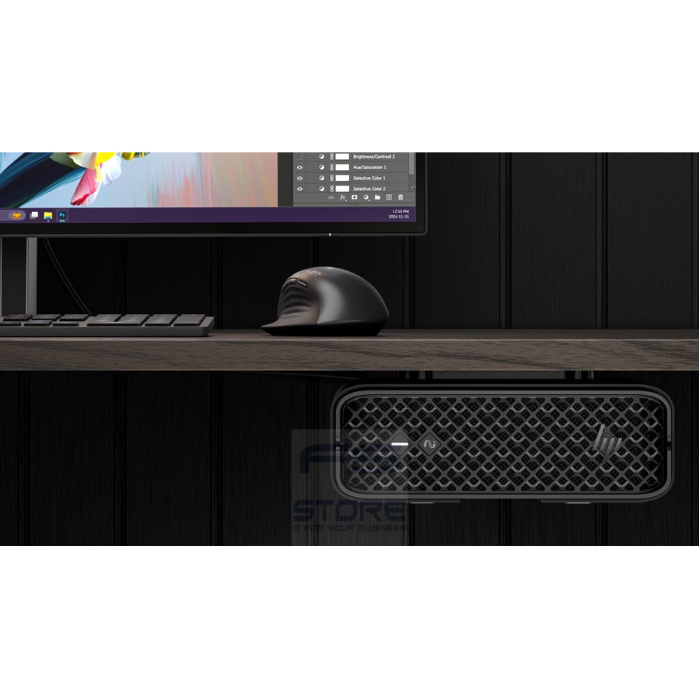 HP Z2 Mini G1i Workstation Desktop PC Wolf Pro Security Edition Intel Core Ultra 7 265 32 GB DDR5-SDRAM NVIDIA RTX A1000 Windows