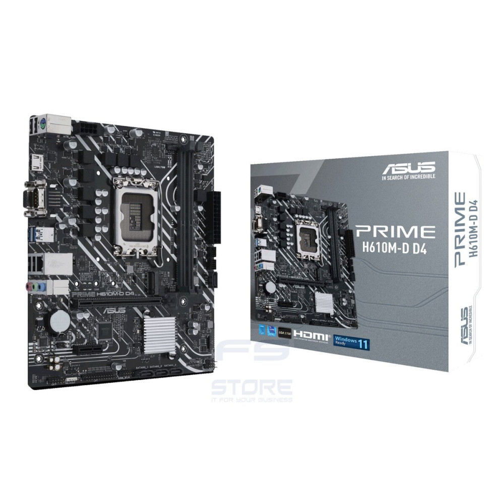 ASUS PRIME H610M-D D4 Intel H610 LGA 1700 micro ATX