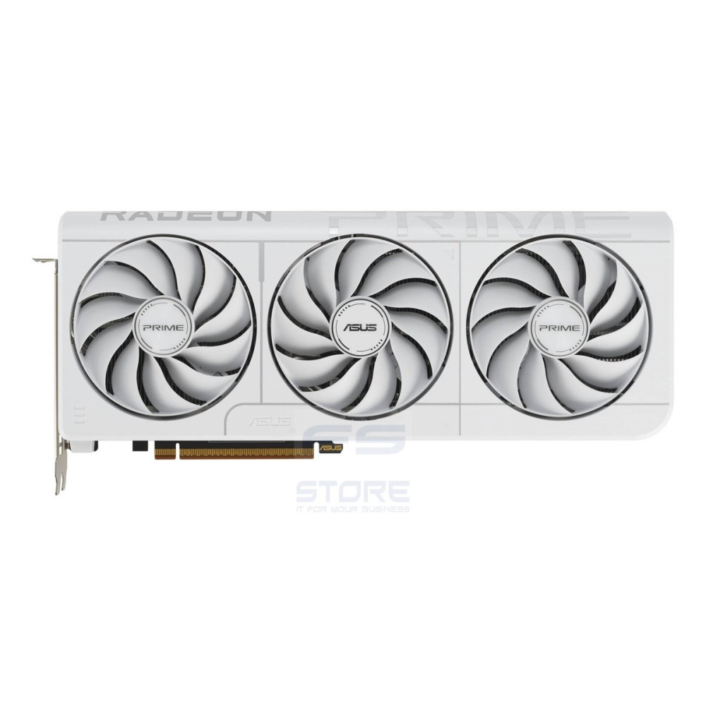 ASUS Prime -RX9070XT-O16G-WHITE AMD Radeon RX 9070 XT 16 GB GDDR6