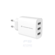 Conceptronic ALTHEA13W Caricabatterie per dispositivi mobili Universale Bianco AC Interno