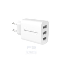 Conceptronic ALTHEA13W Caricabatterie per dispositivi mobili Universale Bianco AC Interno