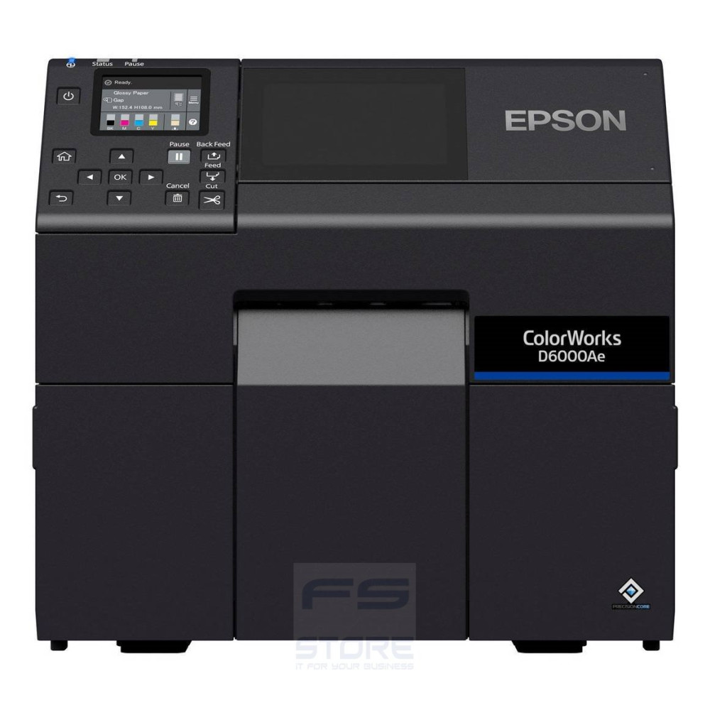 Epson ColorWorks D6000Ae stampante per etichette (CD) Trasferimento termico A colori 1200 x 1200 DPI 119 mm/s Cablato Collegamen
