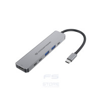Conceptronic DONN33G replicatore di porte e docking station per laptop Cablato USB 3.2 Gen 1 (3.1 Gen 1) Type-C Argento