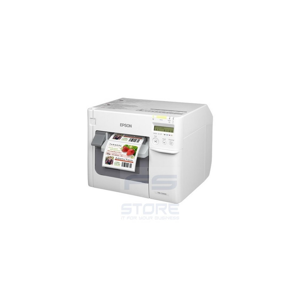 Epson TM-C3500 stampante per etichette (CD) Ad inchiostro A colori 720 x 360 DPI 103 mm/s Cablato Collegamento ethernet LAN