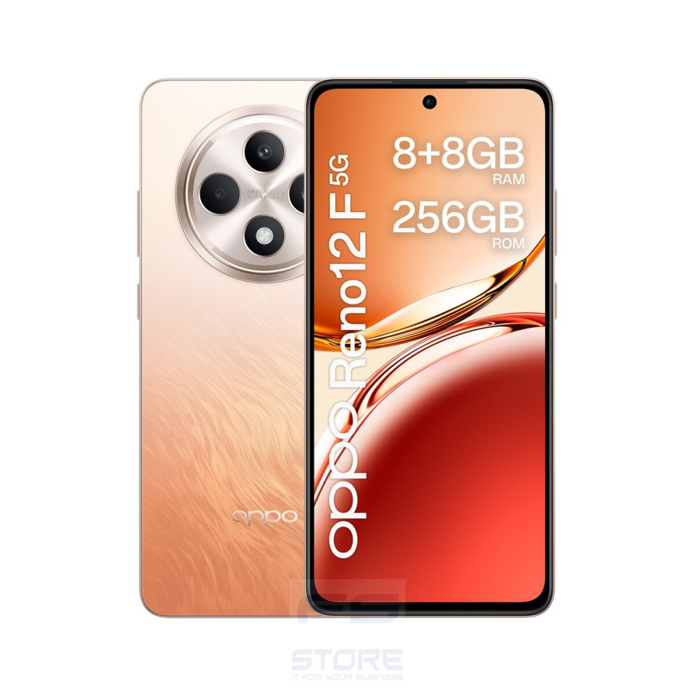 OPPO Reno12 F 5G AI Smartphone, Tripla fotocamera 50+8+2MP, Selfie 32MP, Display 6.67” 120HZ AMOLED FHD+, 5000mAh, RAM 16 GB (8+