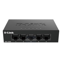 D-Link DGS-105GL/E switch di rete Non gestito Gigabit Ethernet (10/100/1000) Nero