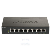 D-Link DGS-1100-08PV2/B Gestito L2/L3 Gigabit Ethernet (10/100/1000) Supporto Power over Ethernet (PoE) Nero