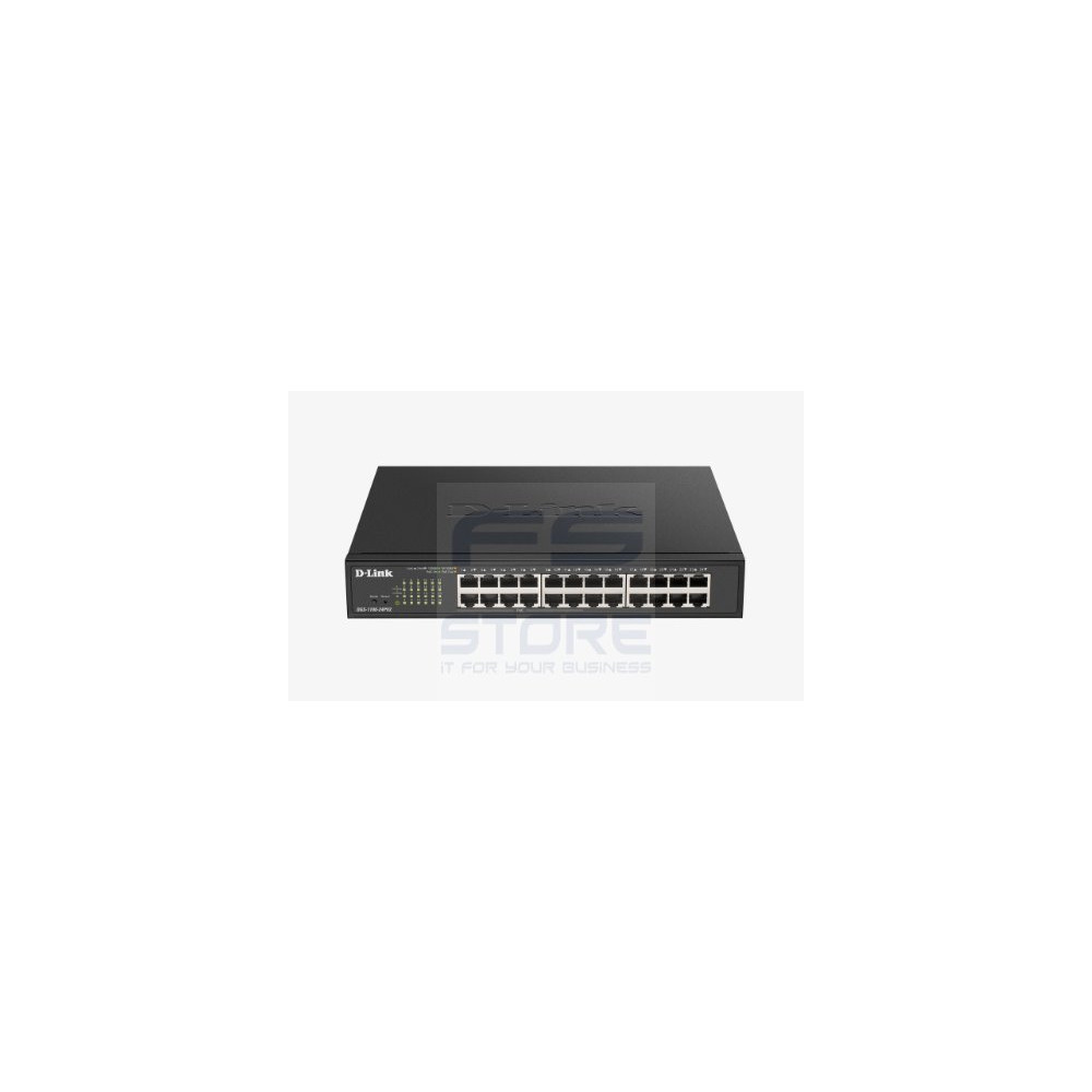 D-Link DGS-1100-24PV2 Gestito L2 Gigabit Ethernet (10/100/1000) Supporto Power over Ethernet (PoE) Nero