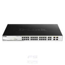 D-Link DGS-1210-28P Gestito L2 Gigabit Ethernet (10/100/1000) Supporto Power over Ethernet (PoE) 1U