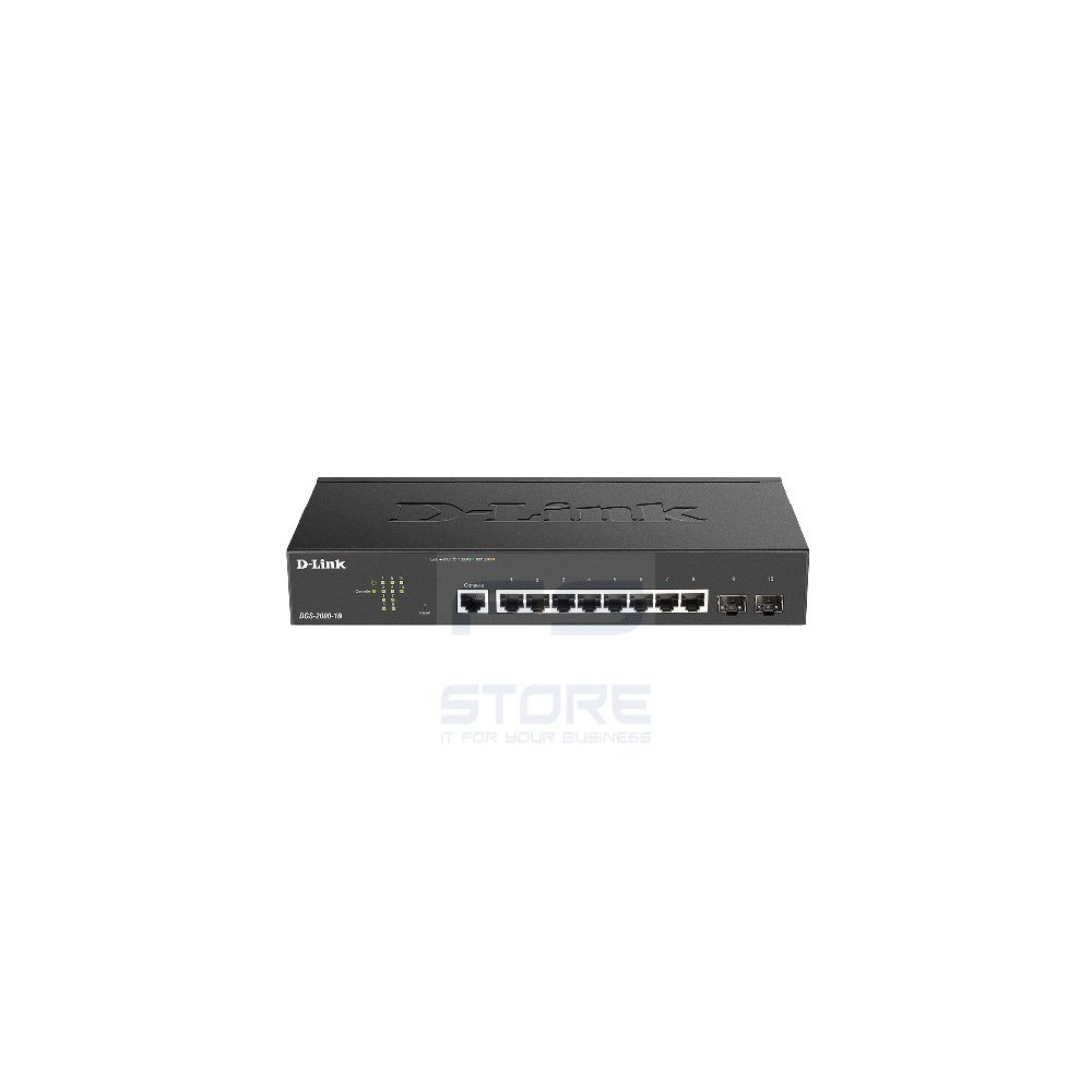 D-Link DGS-2000-10 switch di rete Gestito L2/L3 Gigabit Ethernet (10/100/1000) 1U Nero