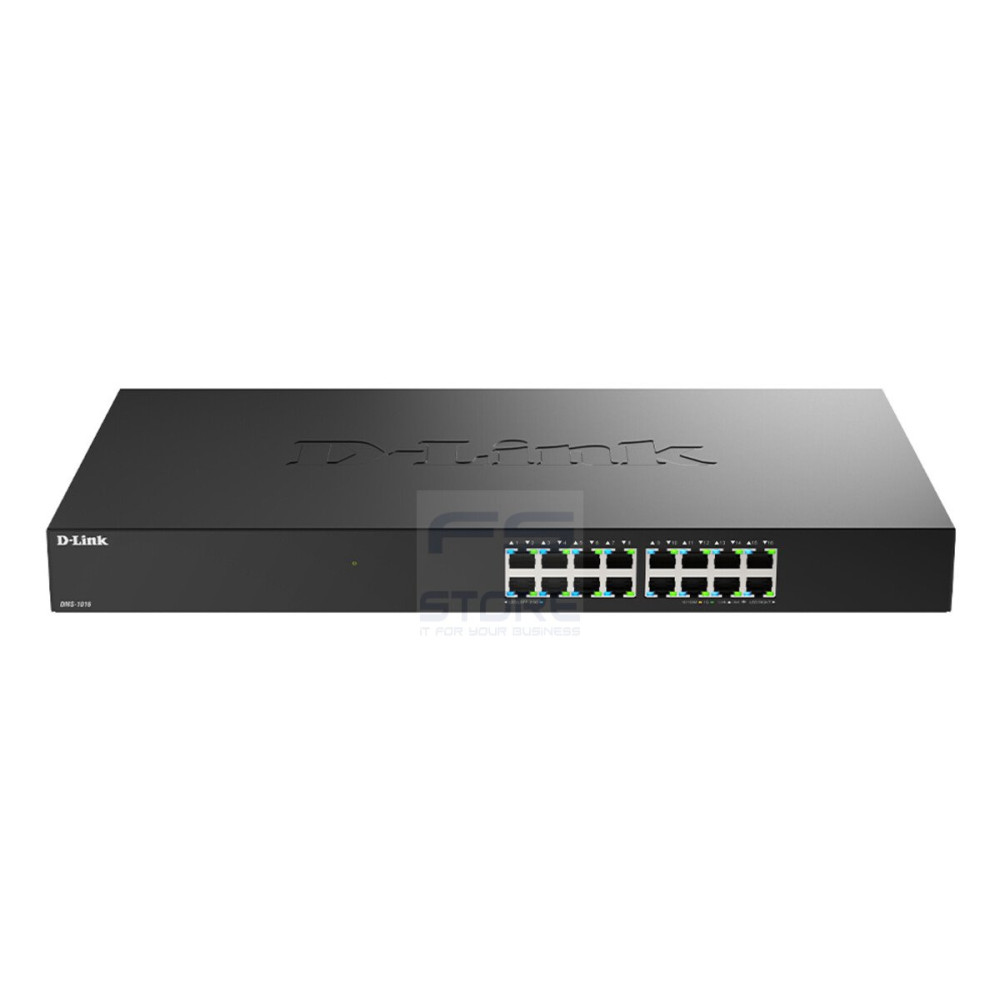 D-Link DMS-1016 Non gestito L2+ 2.5G Ethernet (100/1000/2500) Nero