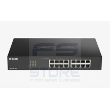 D-Link DGS-1100-16V2 Gestito L2 Gigabit Ethernet (10/100/1000) Nero