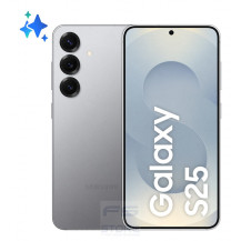 Samsung Galaxy S25 Smartphone AI, Display 6.2'' FHD+ Dynamic AMOLED 2X, Fotocamera 50MP, RAM 12GB, 128GB, 4.000 mAh, Silver shad