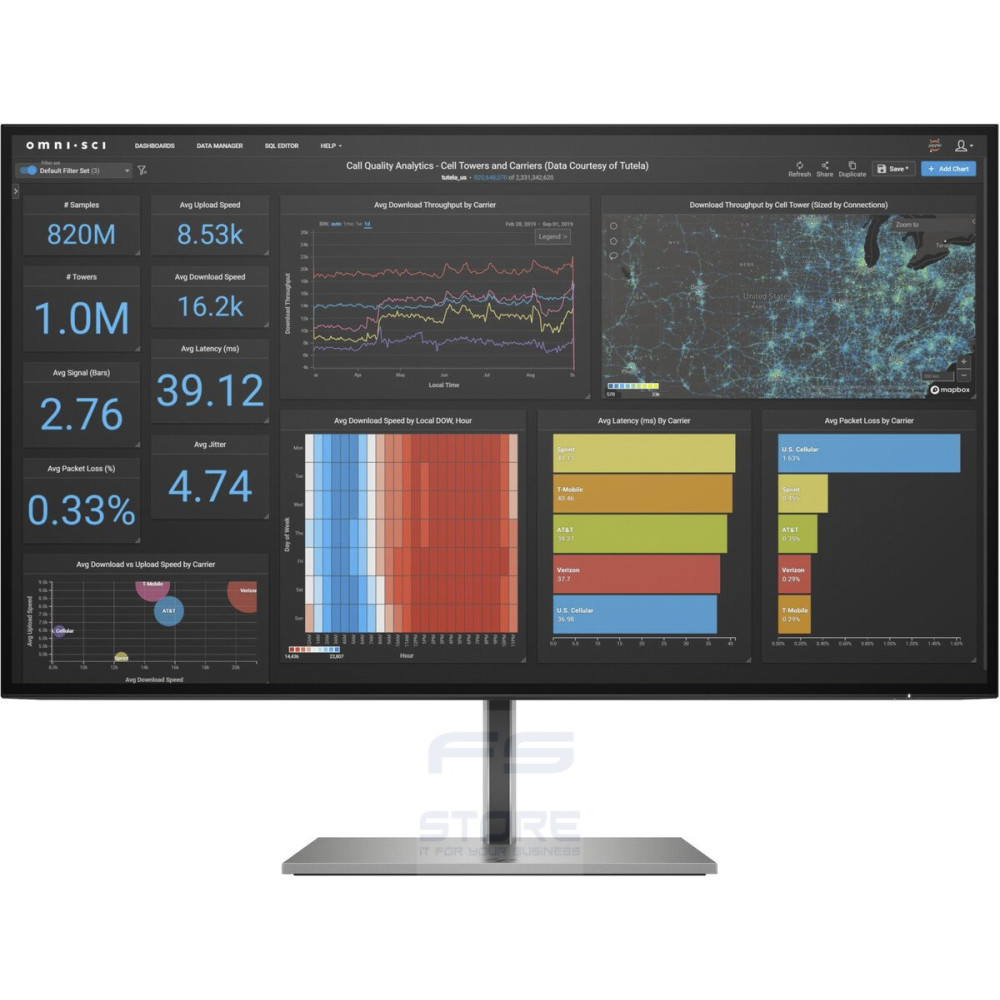 HP Z27q G3 QHD Monitor PC 68,6 cm (27\