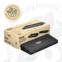 CLUB3D CSV-1562 replicatore di porte e docking station per laptop USB 3.2 Gen 1 (3.1 Gen 1) Type-C Nero