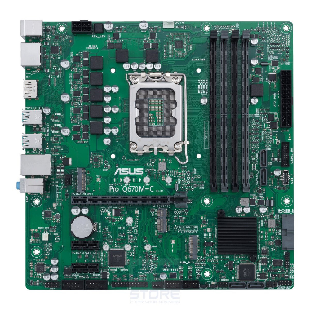ASUS PRO Q670M-C-CSM Intel Q670 LGA 1700 micro ATX