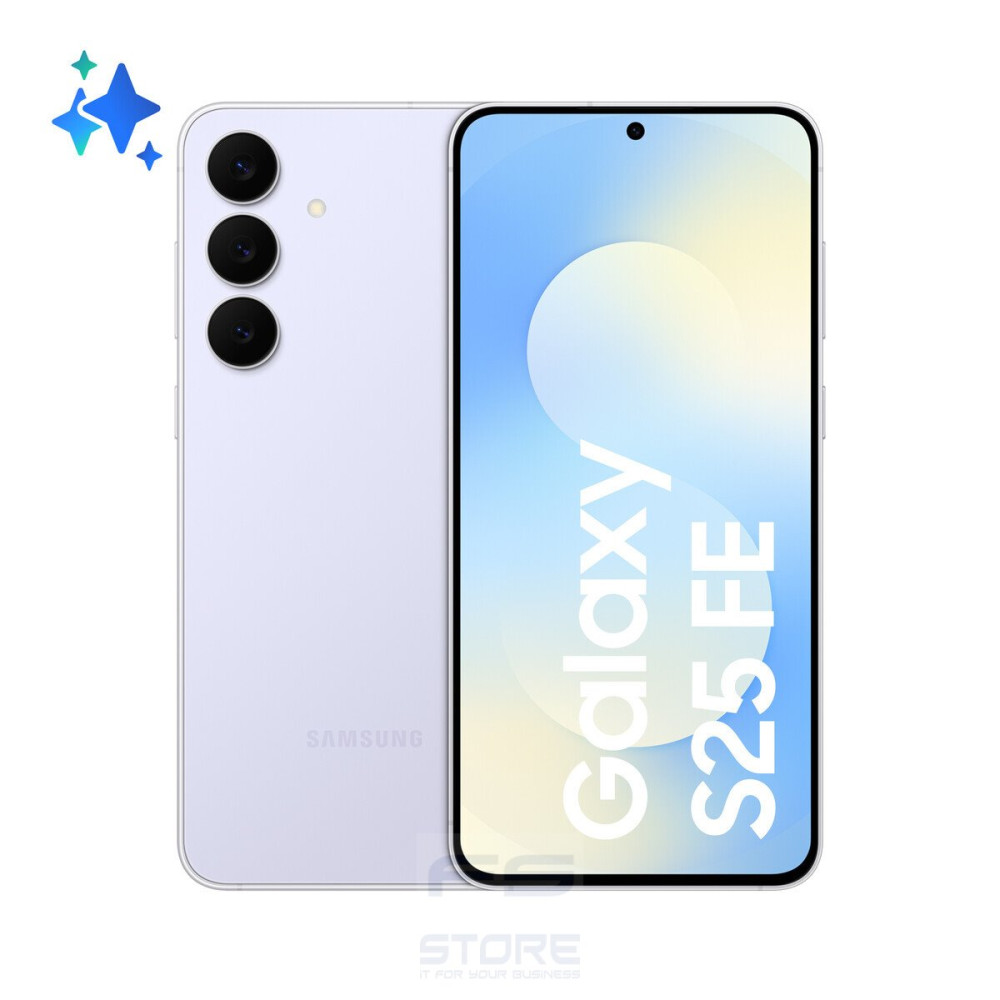 Samsung Galaxy S25 FE, Smartphone AI, Display Dynamic AMOLED 2X 6.7'', Fotocamera 50MP, 8GB RAM, 256GB, Batteria 4.900 mAh, Icyb