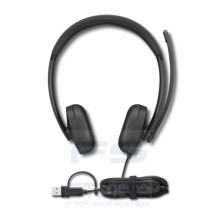 Lenovo VoIP Headset 5000 Auricolare Cablato A Padiglione Ufficio USB tipo-C Nero