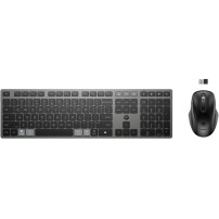 HP Combinazione di tastiera e mouse wireless ricaricabili multidisp... Kit Tastiere Mouse