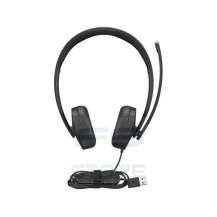 Lenovo 4XD1P83425 cuffia e auricolare Cablato A Padiglione Musica e Chiamate USB tipo A Nero