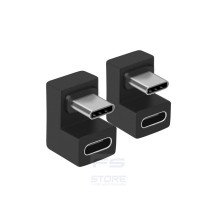 Equip Adattatore USB-C U plug, 10Gbps, PD 100W , confezione da 2 pezzi