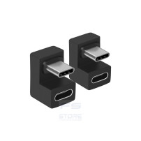 Equip Adattatore USB-C U plug, 10Gbps, PD 100W , confezione da 2 pezzi