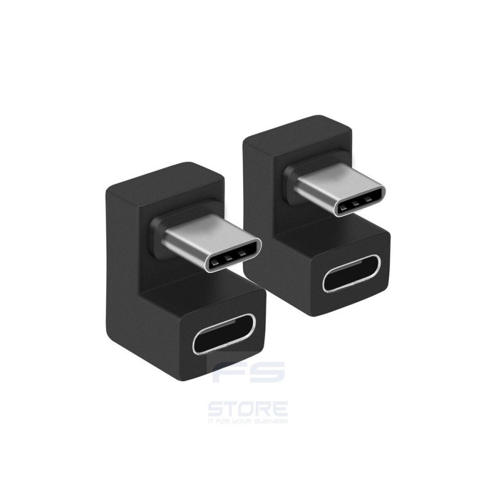 Equip Adattatore USB-C U plug, 10Gbps, PD 100W , confezione da 2 pezzi