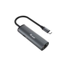 Equip Adattatore da USB-C a RJ45 per rete Gigabit + 100W USB PD. Hub