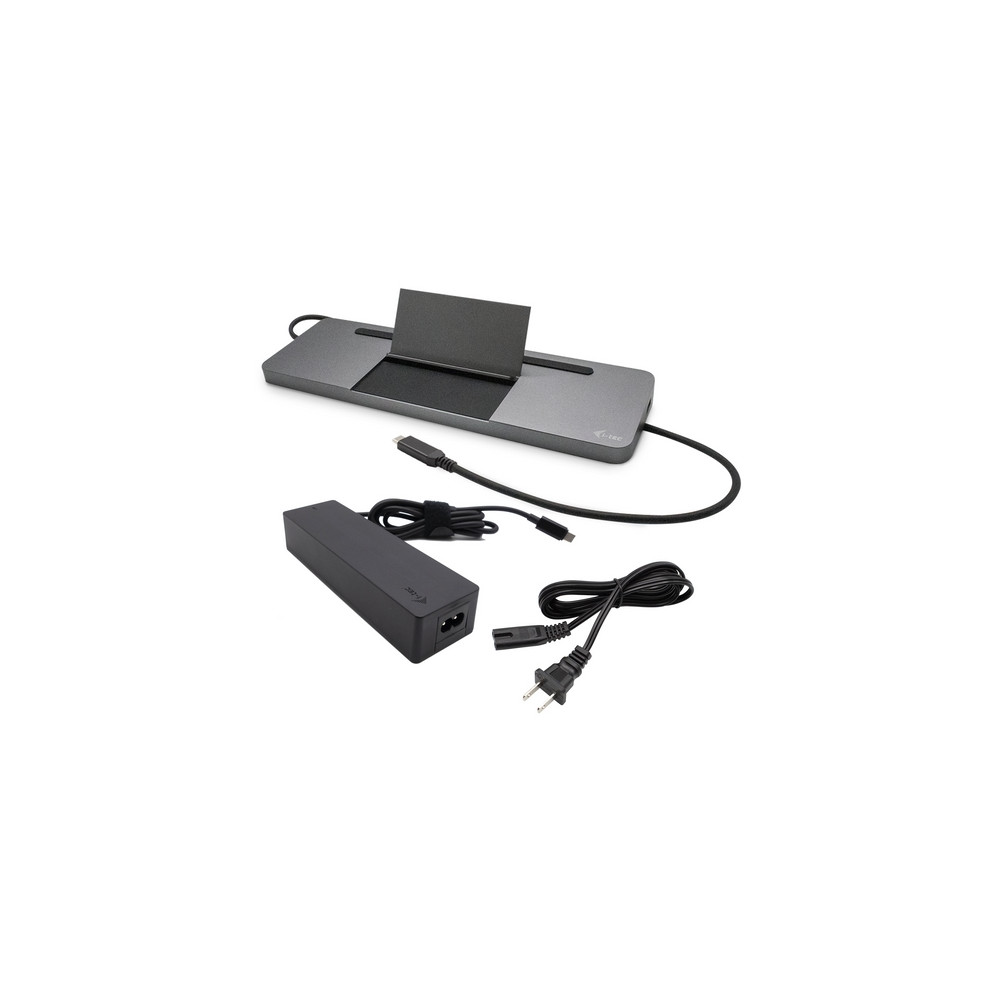 i-tec Metal SB-C Ergonomic 4K 3x Display Docking Station with Power... Docking Station Notebook