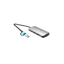 i-tec USB 3.0 USB-C/Thunderbolt 3x Display Metal Nano Dock with LAN... Docking Station Notebook
