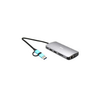 i-tec USB 3.0 USB-C/Thunderbolt 3x Display Metal Nano Dock with LAN... Docking Station Notebook
