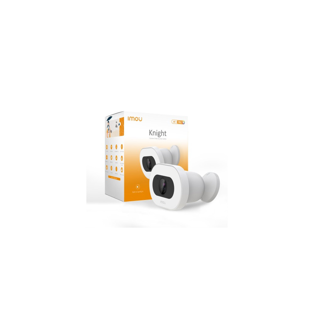 Imou Knight Telecamera 4K (8MP) Wi-Fi da esterno con sirena e faretto. Videocamere