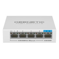 Keenetic Switch 5 porte Gigabit con 4 porte PoE+ e 60W di potenza e... Switch