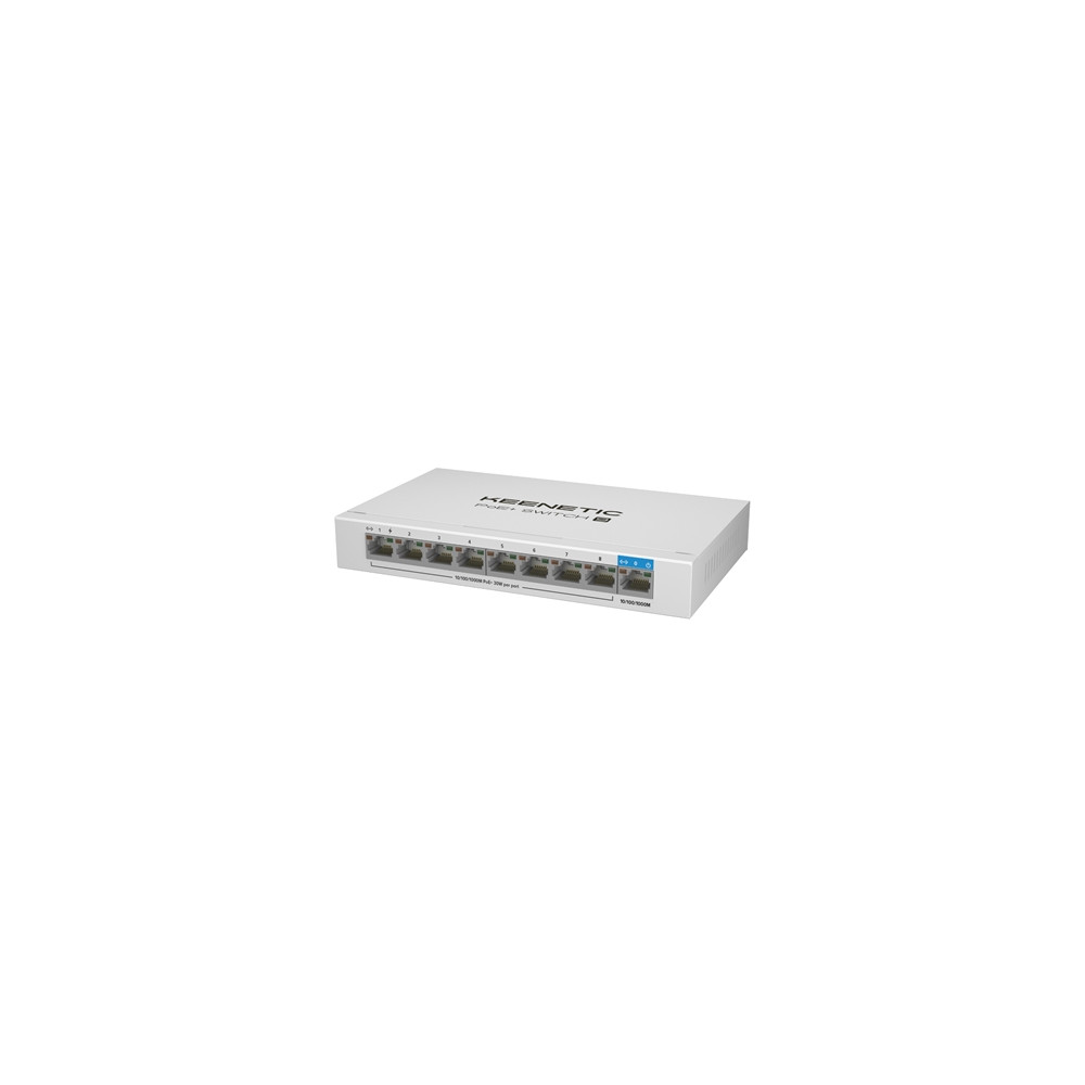 Keenetic PoE+ Switch 9 Switch 9 porte Gigabit con 8 porte PoE+ e 12... Switch