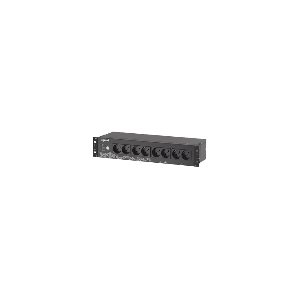 Legrand Keor ASI PDU 800VA FR/GR/IT INPUT 8 GR/IT OUTPUT BLACK. Multiprese