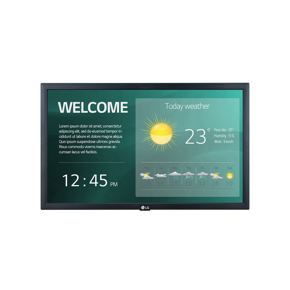 Lg 22SM3G-B Monitor Digital Signage