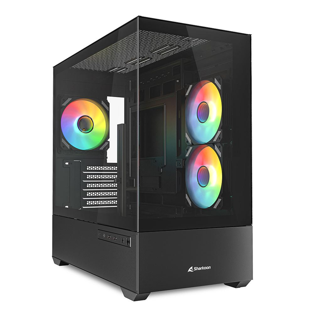 Sharkoon MK6 RGB MATX BLACK Case