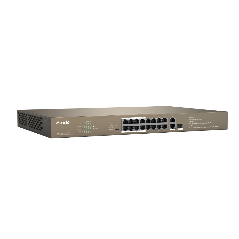 Tenda NT-TEF1118P-250 Switch