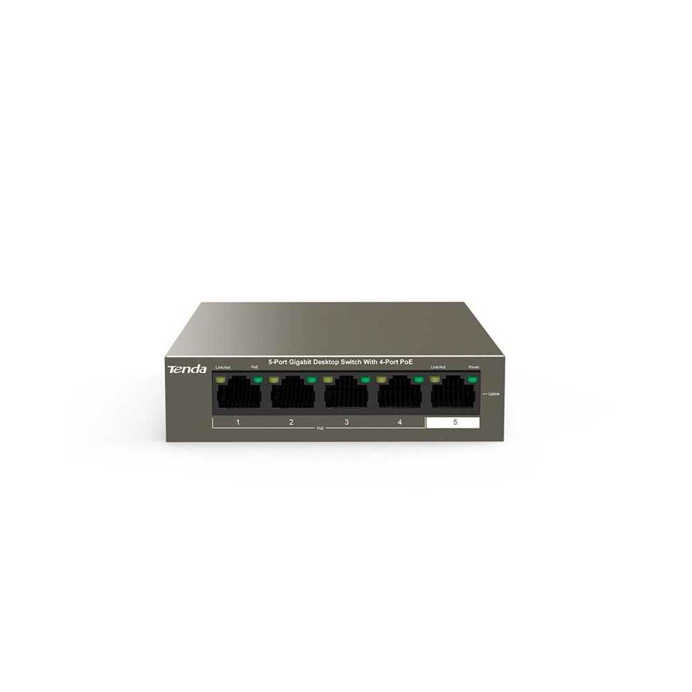 Tenda TEG1105P-4-63W-EU. Switch