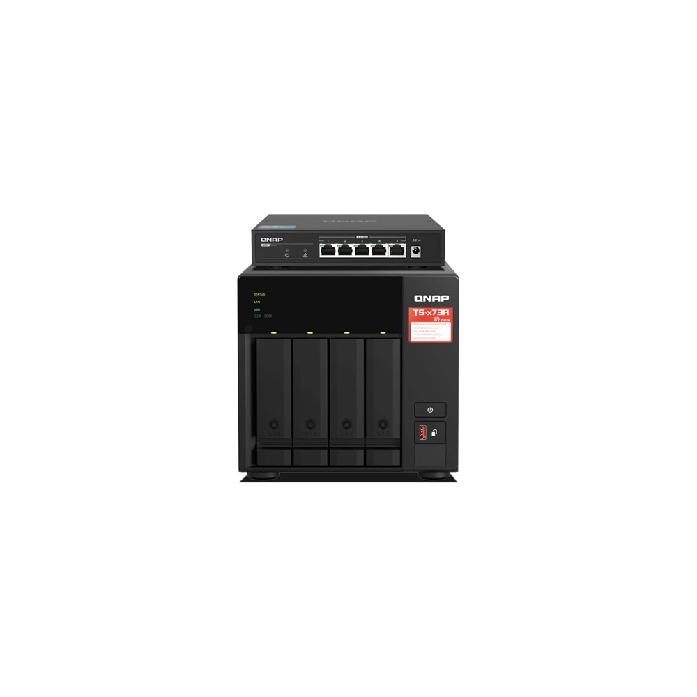 QNAP TS-473A + QSW-1105-5T Bundle Pack. Nas