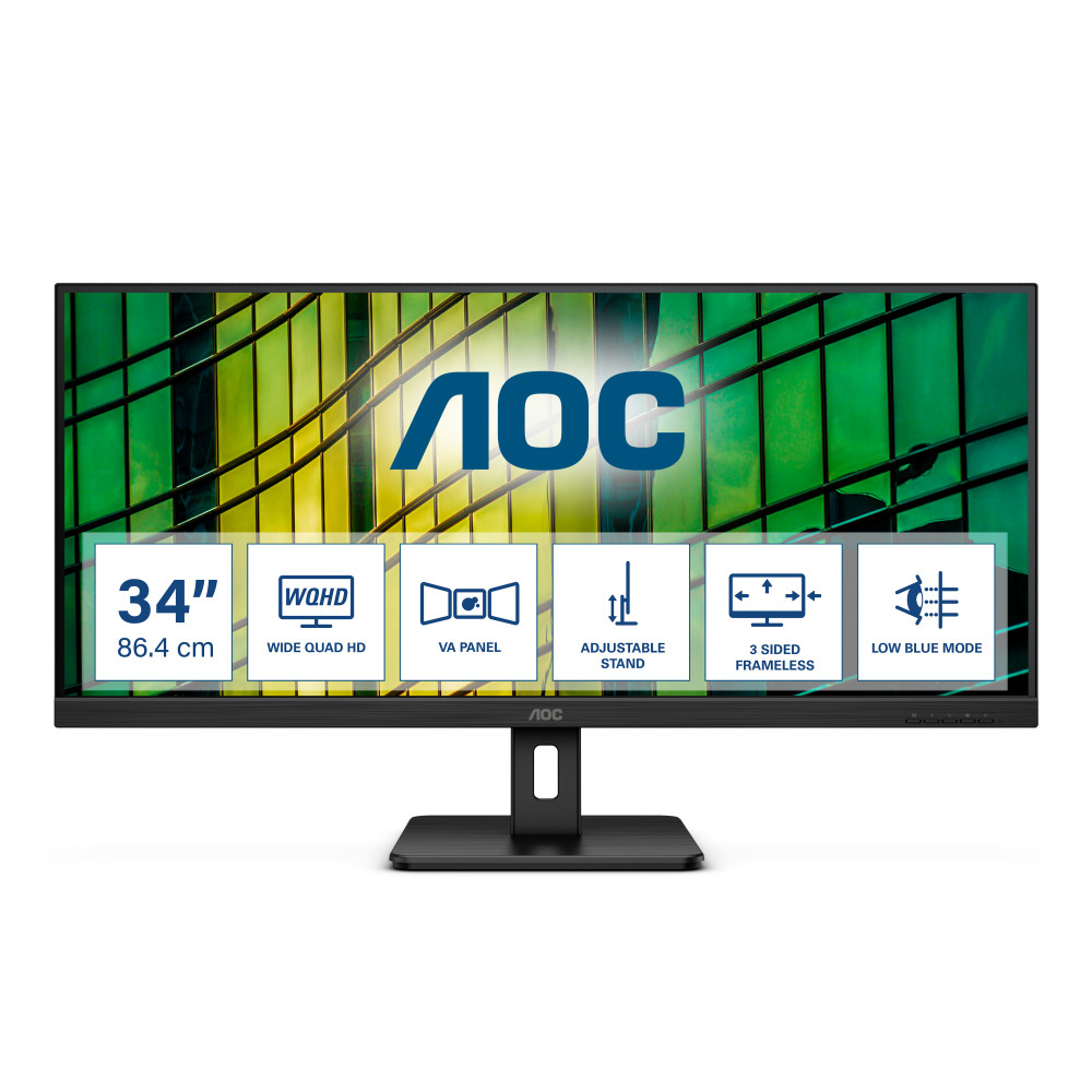 Aoc U34E2M/BK Monitor Desktop