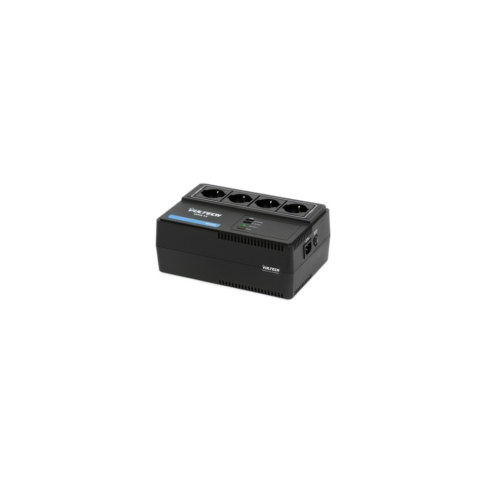 Vultech UPS700VA-XS - Gruppo di continuità 700VA 4x Bipasso/Schuko ... UPS