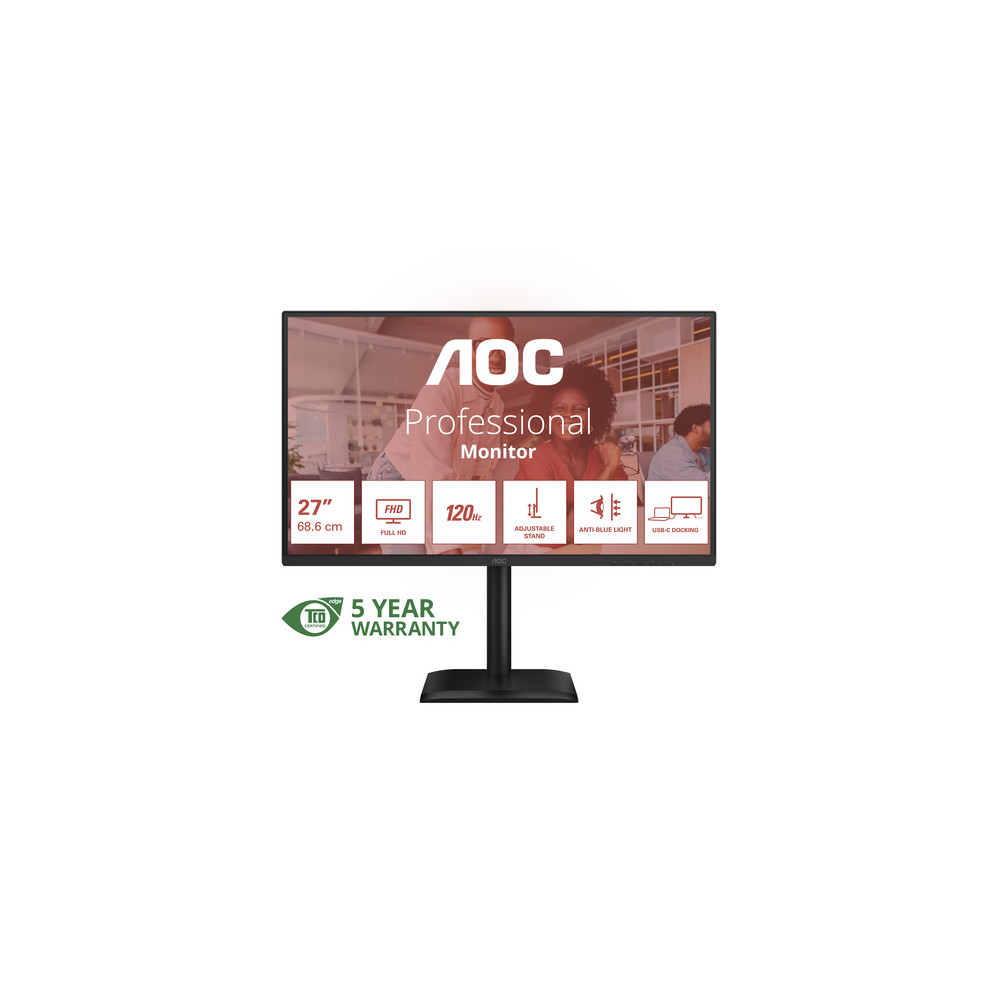 Aoc 27E4CV Monitor Desktop