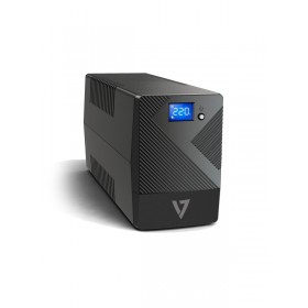 V7 UPS da scrivania UPS 600VA con 6 uscite, LCD touch (UPS1P600E)
